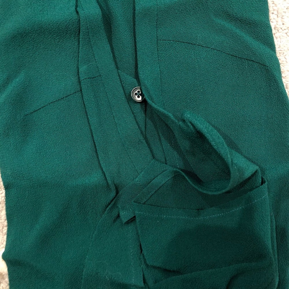 💚NWOT Reformation Gavin Dress Emerald - Picture 3 of 5
